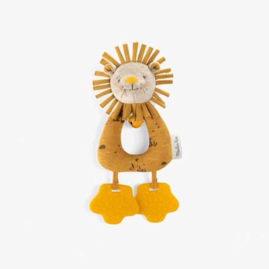 Anneau hochet lion Sous mon Baobab