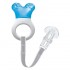 Anneau de dentition réfrigérant avec attache