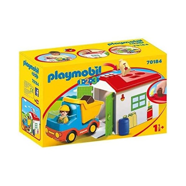 70184ouvrieraveccamionetgarageplaymobil123cover