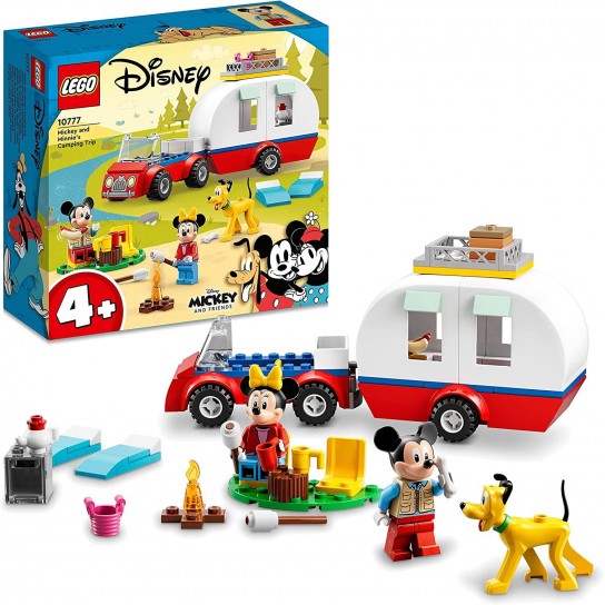 Mickey et minnie en camping