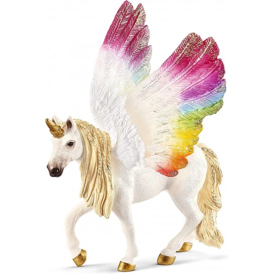 Licorne ailée Arc en ciel Multicolore Schleich