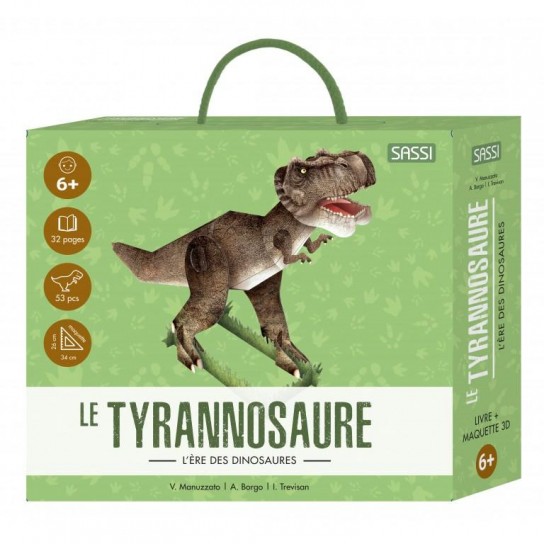 Maquette 3D + livre Le Tyrannosaure