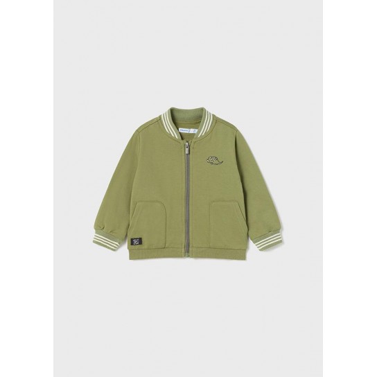 Sweat sans capuche kaki 18 mois
