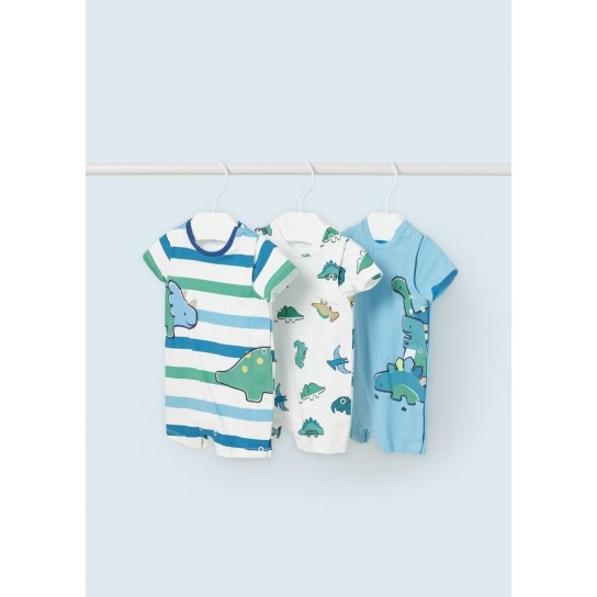 Set de 3 salopettes courtes 4-6 mois 70 cm