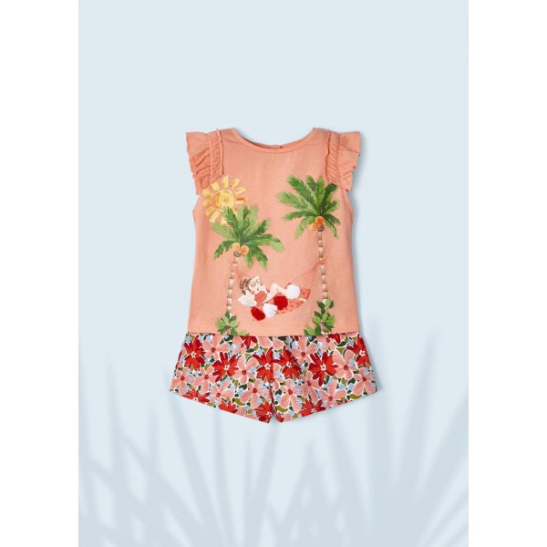 ensembleshortetteeshirtencotonpechemayoralcover