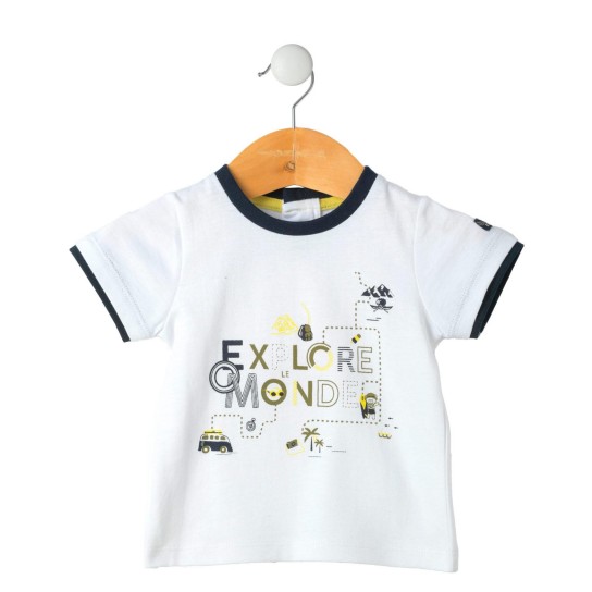 Tee shirt blanc optique 9 mois