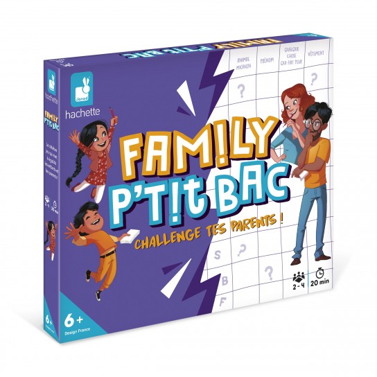 Jeu Family P'tit Bac Challenge tes parents