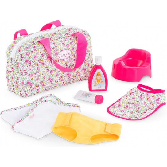 Coffret sac à langer fleuri
