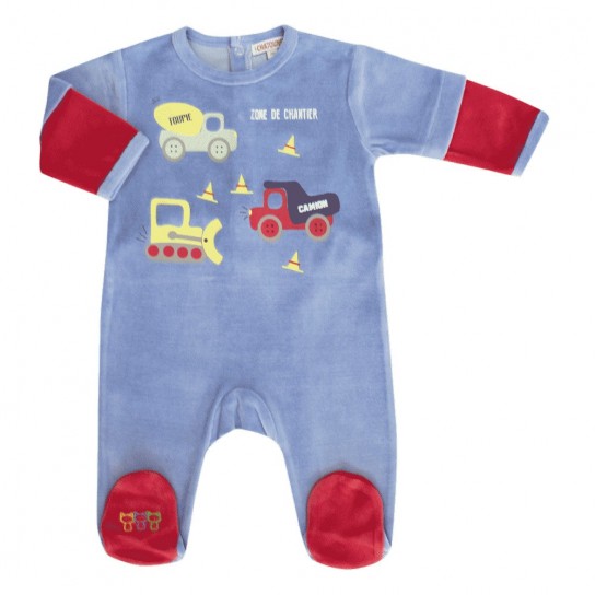 Pyjama Trucks Bleu 6 mois