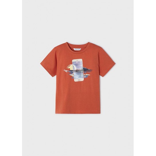 Tee shirt MC lenticulaire piment 8 ans