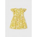 Robe imprimée miel 4 ans