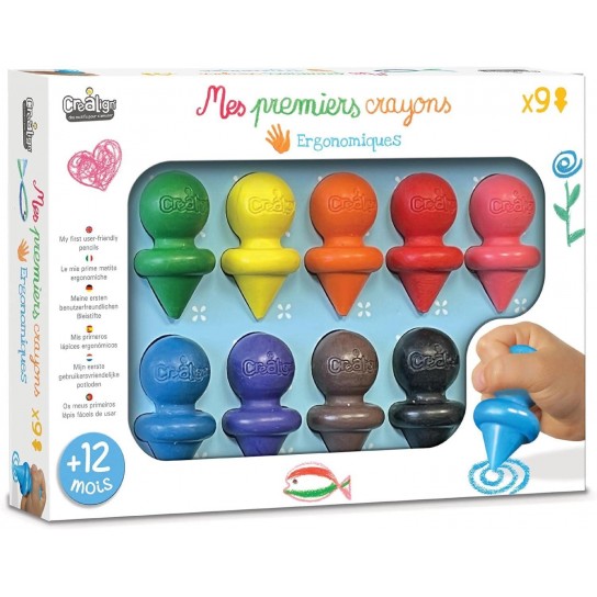 Mes 9 premiers crayons Créa Lign'
