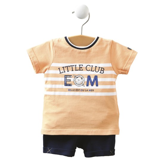 Ensemble tee-shirt+short melon 6 mois