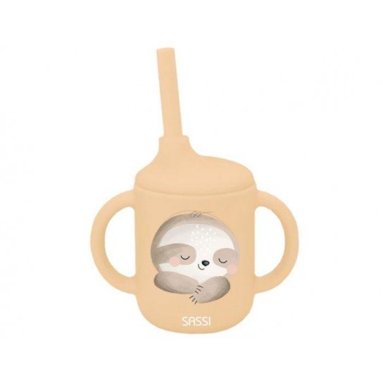 Gobelet en silicone Gnawy le paresseux Gobelet en silicone Gnawy le paresseux