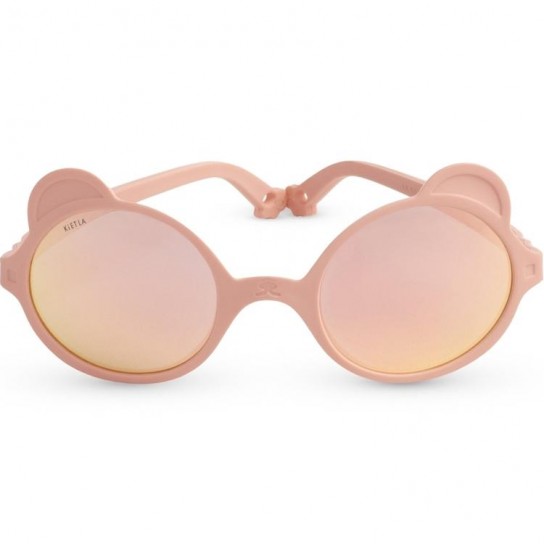 Lunettes sun 1-2 ans Ourson rose pêche