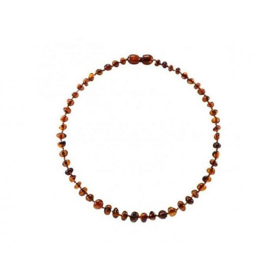 Collier d'ambre Cognac