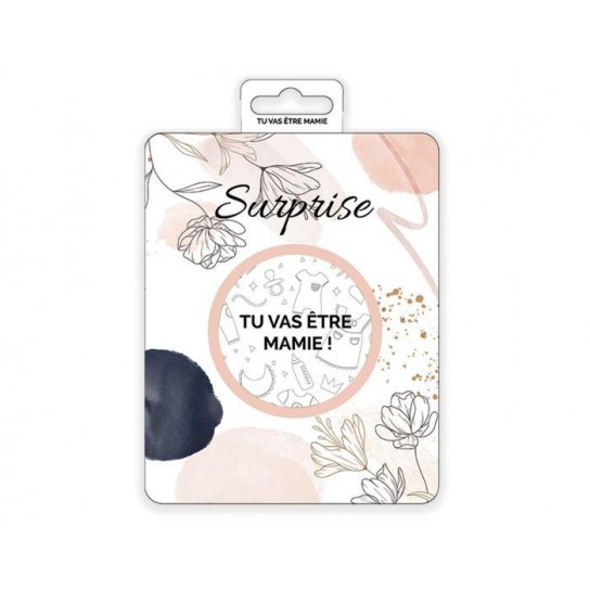 Carte à gratter Tu vas être mamie