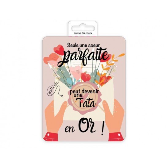 Carte à gratter Tu vas être tata