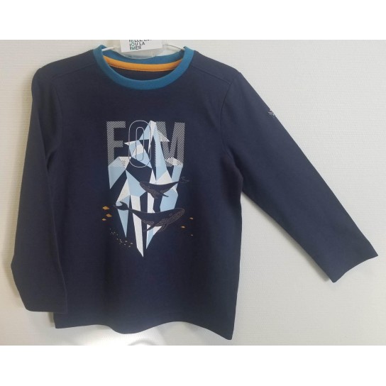 Tee shirt ML indigo 5 ans