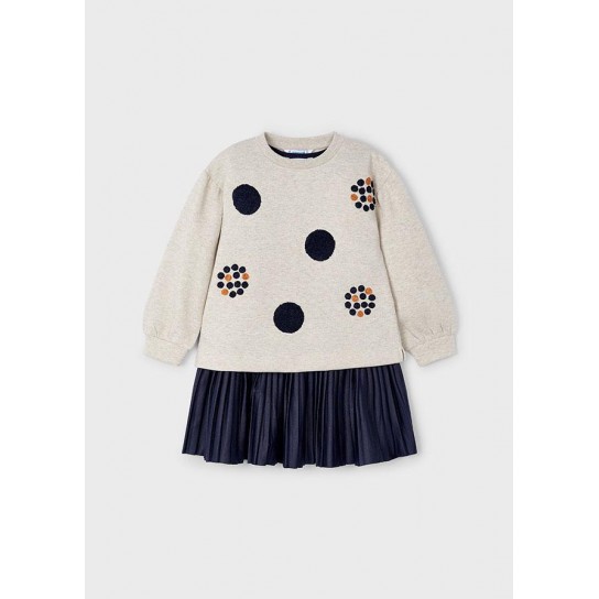 Robe bicolore marine 5 ans