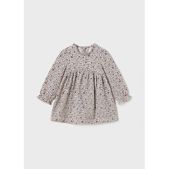 Robe pois chiche tomate 18 mois