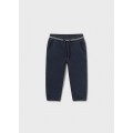 Pantalon jogger en serge soft marine 24 mois