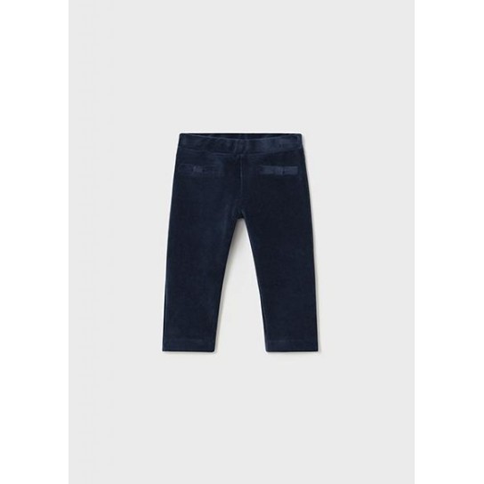 Pantalon velours côtelé basic nuit 12 mois