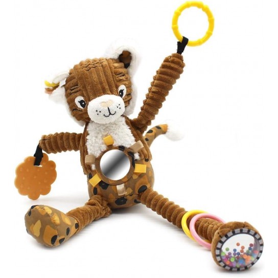 Peluche nomade d'activités Spéculos le tigre