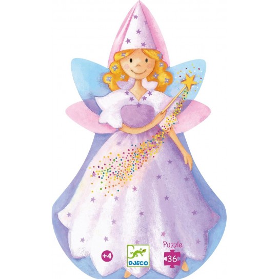 Puzzle La fée et la licorne 36 pcs