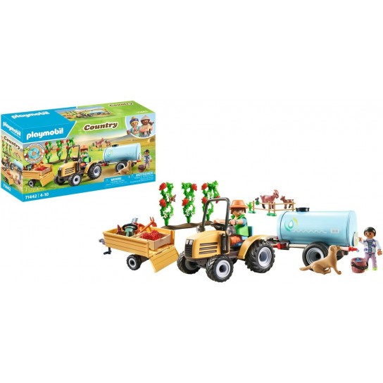 Playmobil Fermier avec tracteur et citerne