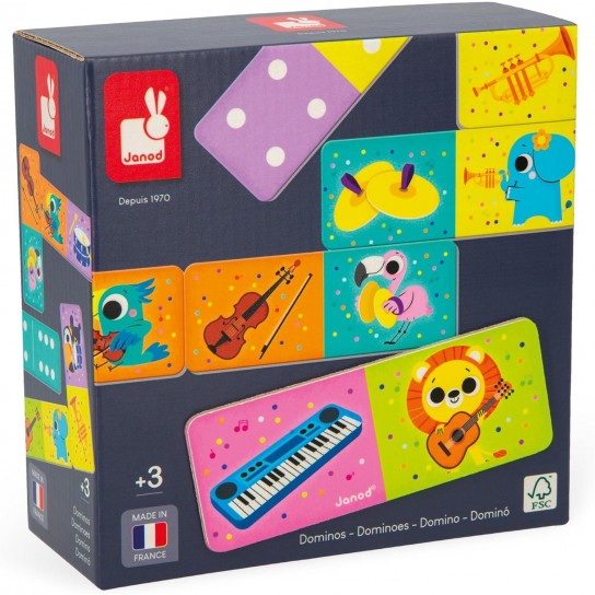 Dominos instruments de musique