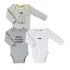Lot de 3 Bodies Adrian 6 mois