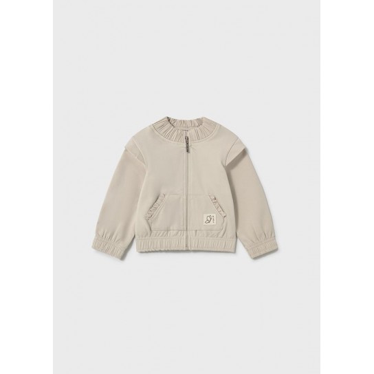 Sweat zippé sable 3 ans
