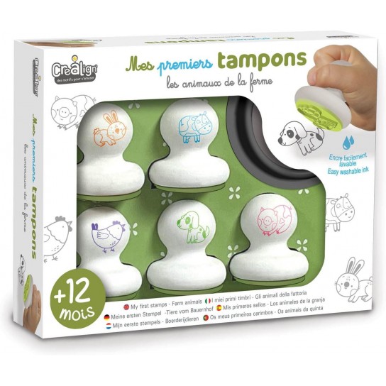 Premiers tampons animaux de la ferme
