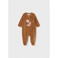Pyjama velours marron 4-6 mois