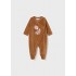 Pyjama velours marron 1-2 mois
