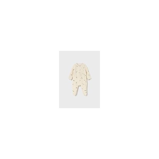 Pyjama en velours unisexe ceramique sauge 1-2 mois