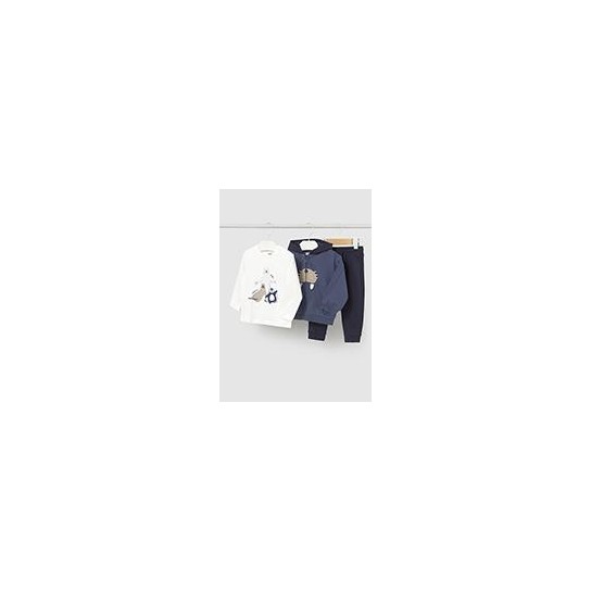 Ensemble 3 pièces survêtement thème animaux 12 mois
