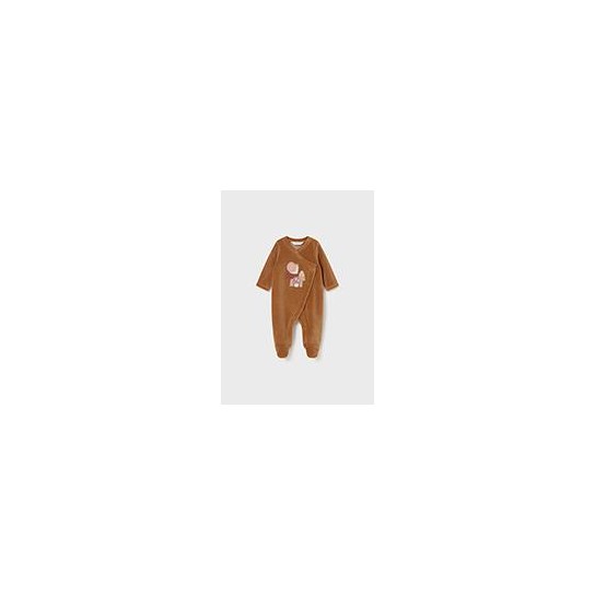 Pyjama velours marron 6-9 mois