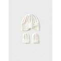 Ensemble bonnet et moufles 3 mois