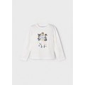 Tee shirt ML poupée marine 6 ans