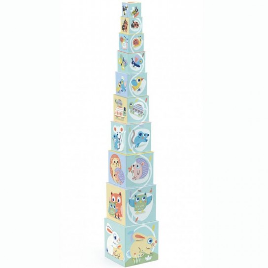 Cubes empilables Babybloki ( 10 pièces )