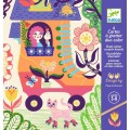 Cartes à gratter duo color Drôles de maisons