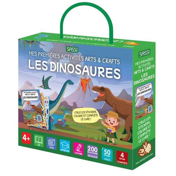 mespremieresactivitesartsetcraftslesdinosauressassicover