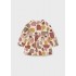 Robe en fourrure imprimée argile 3 ans