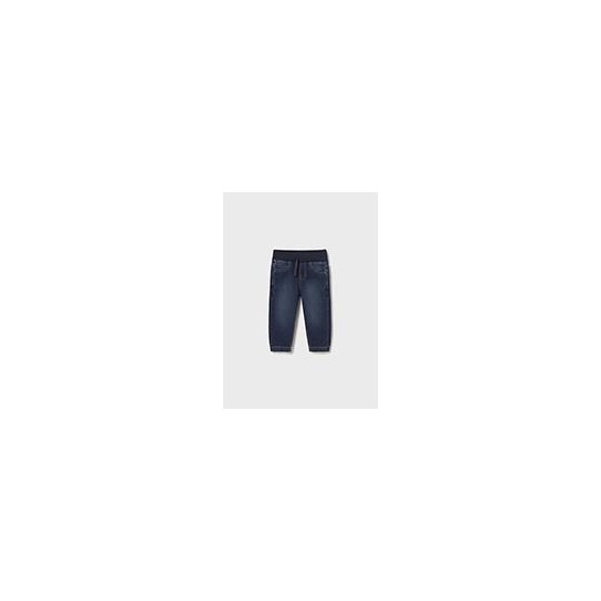 Pantalon jogger en denim jean foncé 2 ans