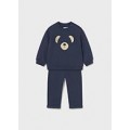 Ensemble sweat et pantalon bleu 18 mois