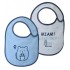 Lot de 2 bavoirs Anicet Bleu