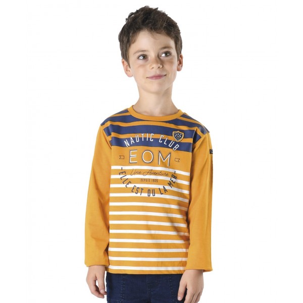 TOPOK8-EHE102801-topok-tee-shirt-manche-longue-enfant-garcon-jaune-curry-acover