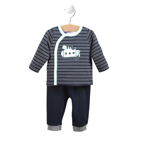 Ensemble pantalon + tee shirt ML 12 mois